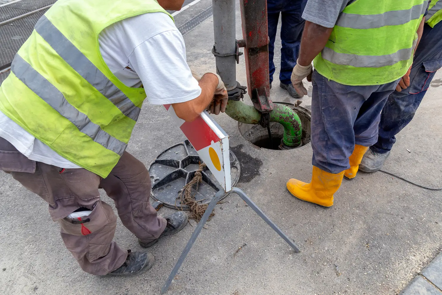 CCTV drain survey inspection in Caterham